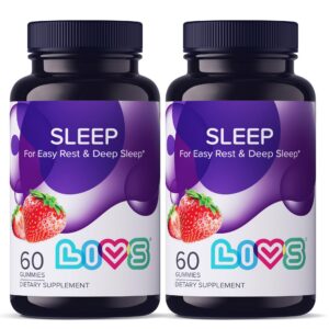 Gomitas LIVS Sleep con melatonina y magnesio - frente