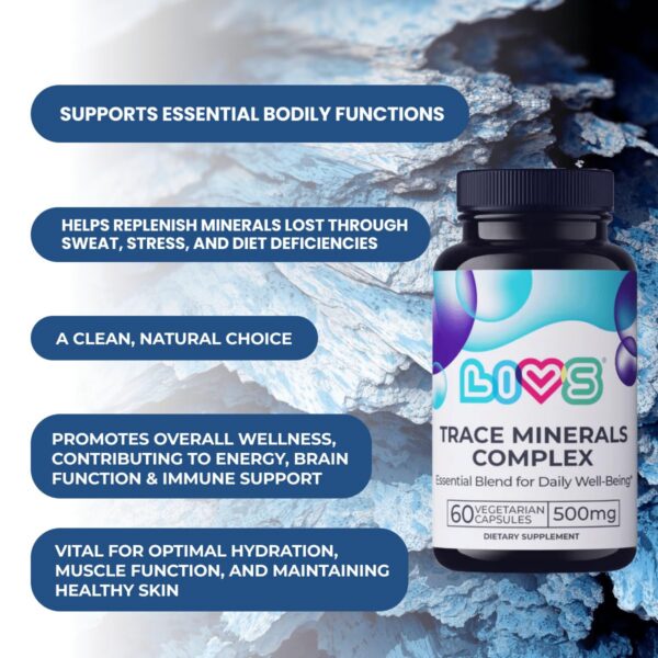 Version 1.0.0 Frasco de LIVS Mineral Complex con etiqueta