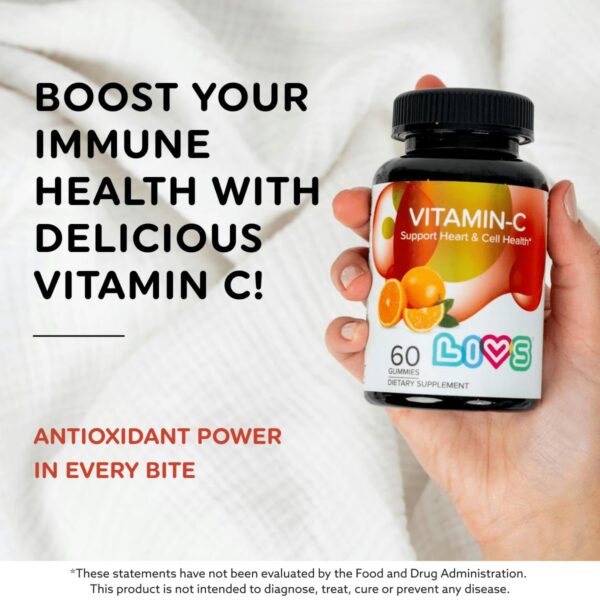 Etiqueta LIVS Vitamin C 250 mg frasco