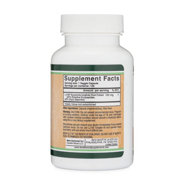 Etiqueta de composición LJ100 glicósaponinas