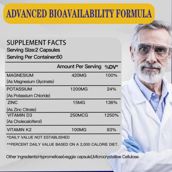 Detalle de vitamina D3 y K2 en la fórmula