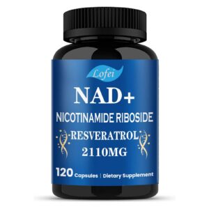 Version 1.0.0 NAD suplemento de Lofei botella frontal