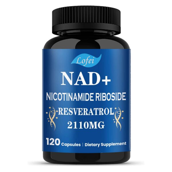 NAD suplemento de Lofei botella frontal