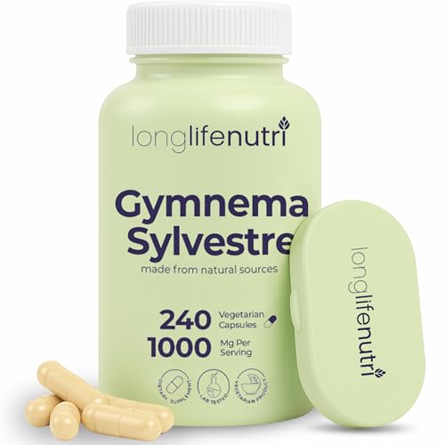 Version 1.0.0 Frasco de cápsulas LongLifeNutri Gymnema Sylvestre 1000mg