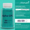 Etiqueta del producto LongLifeNutri Alpha GPC Maqui 1000 mg