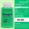 Cápsulas blandas de Omega 3 LongLifeNutri