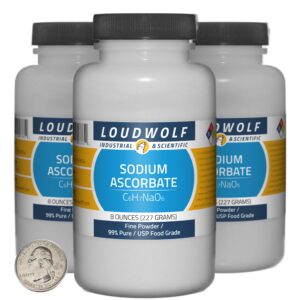 Loudwolf ascórbato de sodio polvo en frasco