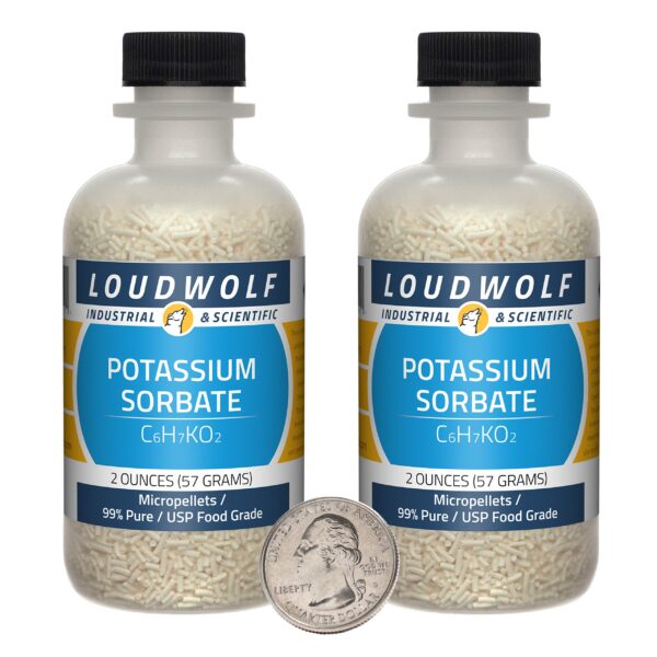 Version 1.0.0 Botella Loudwolf Potassium Sorbate 4 onzas - frontal
