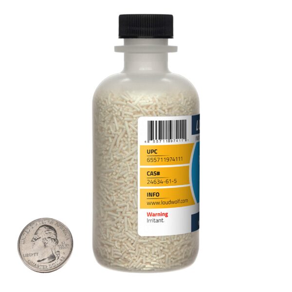 Detalle de micropellets Potassium Sorbate