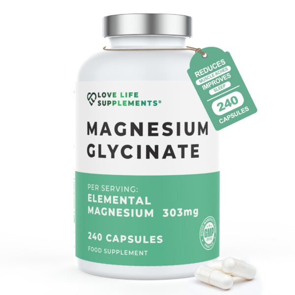 Version 1.0.0 Frente de envase Magnesio glicinato Love Life