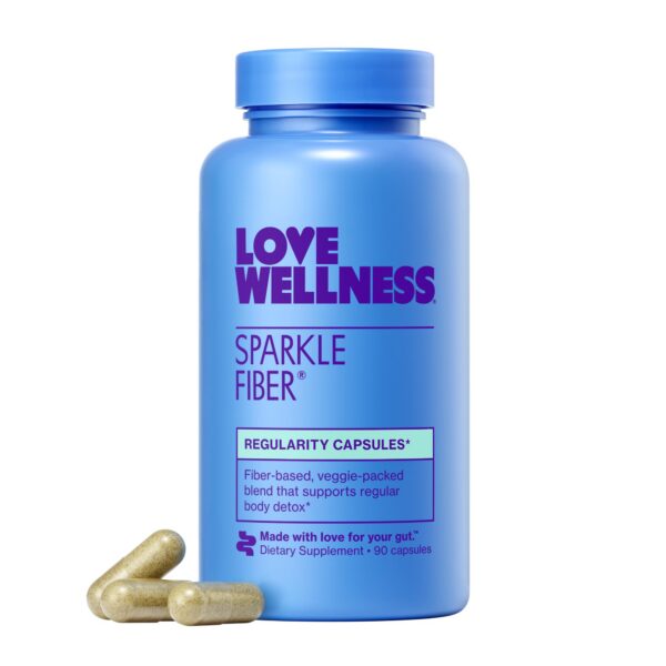 Love Wellness Sparkle Fiber suplemento fibra y enzimas digestivas