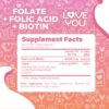 Frente de la etiqueta de Love You Folato