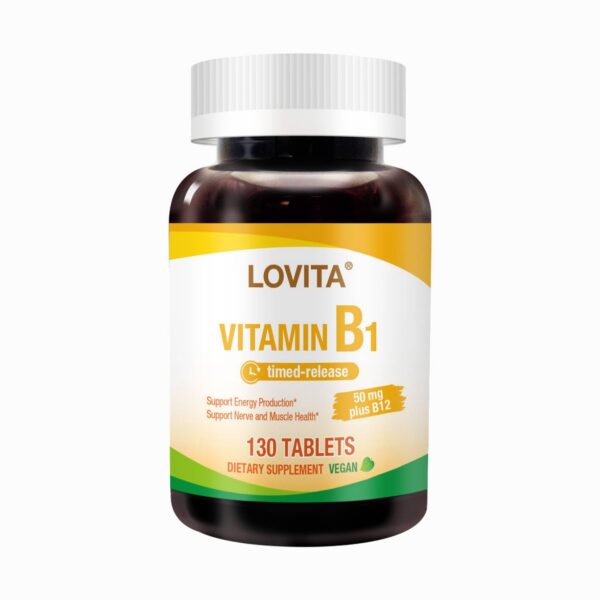 Lovita vitamina b1 tiamina 50 mg frasco
