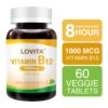 Conjunto de tabletas Lovita B12 60 dosis