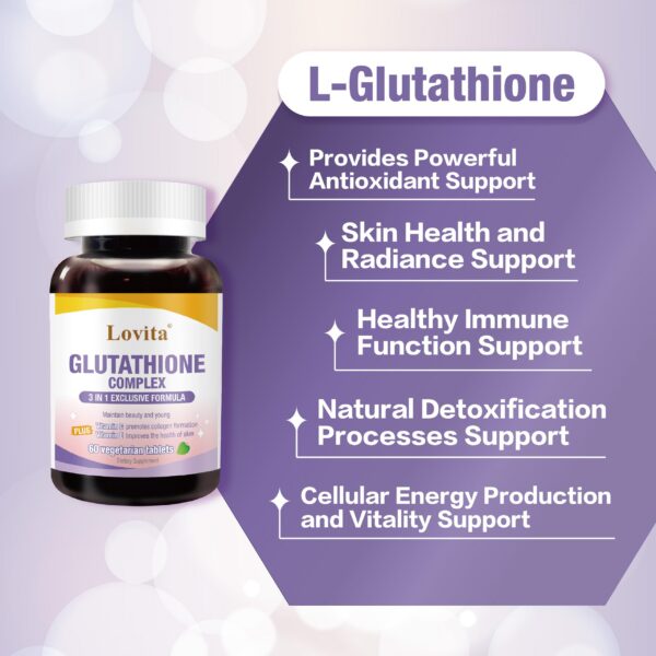Tabletas Lovita Glutathione Complex