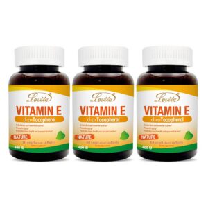 Frente del envase Lovita Vitamin E 400 UI Softgels
