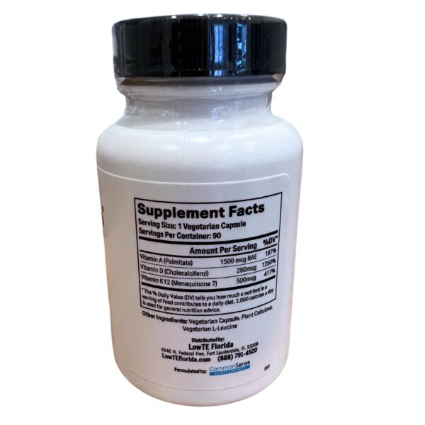 Frasco LowTE Florida ADK 90 cápsulas