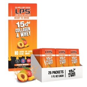 Frente de etiqueta LPS colágeno líquido y proteína de suero