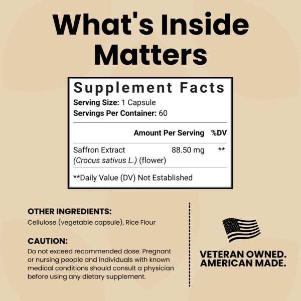 Version 1.0.0 Frasco de azafrán Luma Nutrition