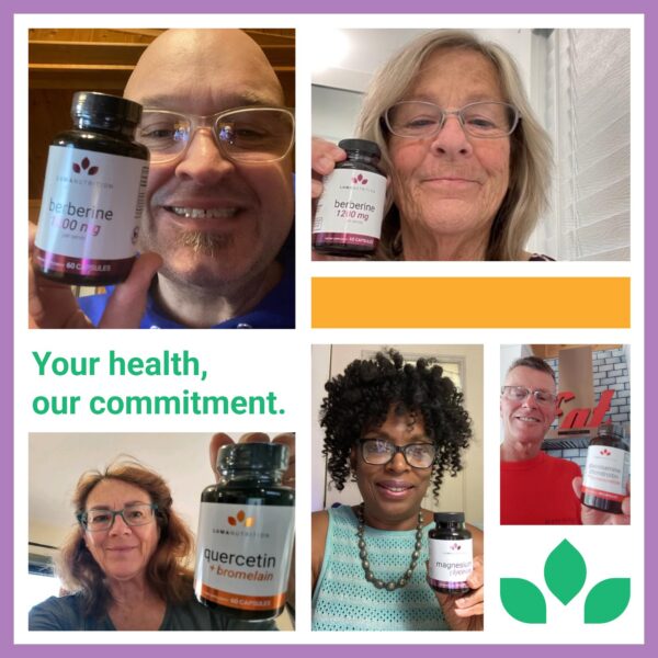 Cápsulas de magnesio glicinato sobre fondo blanco