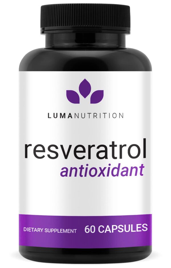 Cápsulas de resveratrol Luma Nutrition 60 cápsulas