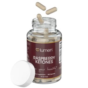 Lumen Naturals cetona de frambuesa suplemento para mujeres