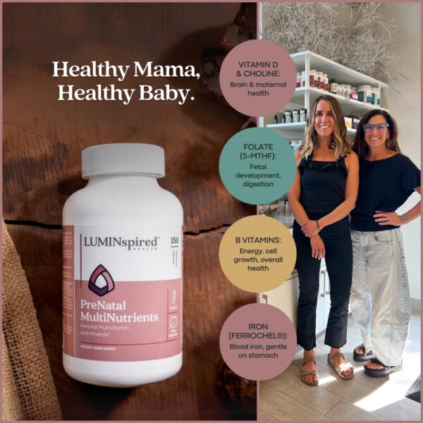 LUMINspired HEALTH fórmula certificada GMP para salud materna y fetal