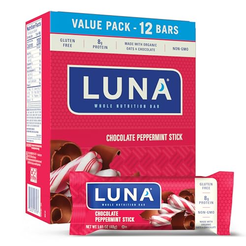 Version 1.0.0 LUNA Bar Chocolate Peppermint Stick empaque frontal