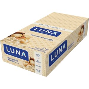Luna Bar White Chocolate Macadamia barra
