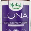 Luna pastillas naturales para dormir 60 cápsulas veganas