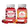 Version 1.0.0 Gomitas Lunakai Biotin Vitamina B12 frasco frontal