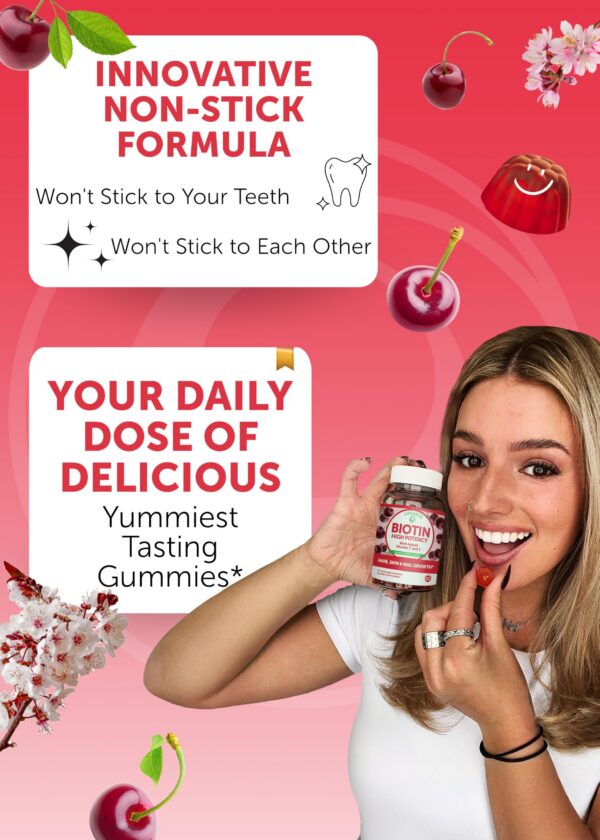 lunakai vitaminas cabello piel uñas gomitas sabor cereza 60 unidades