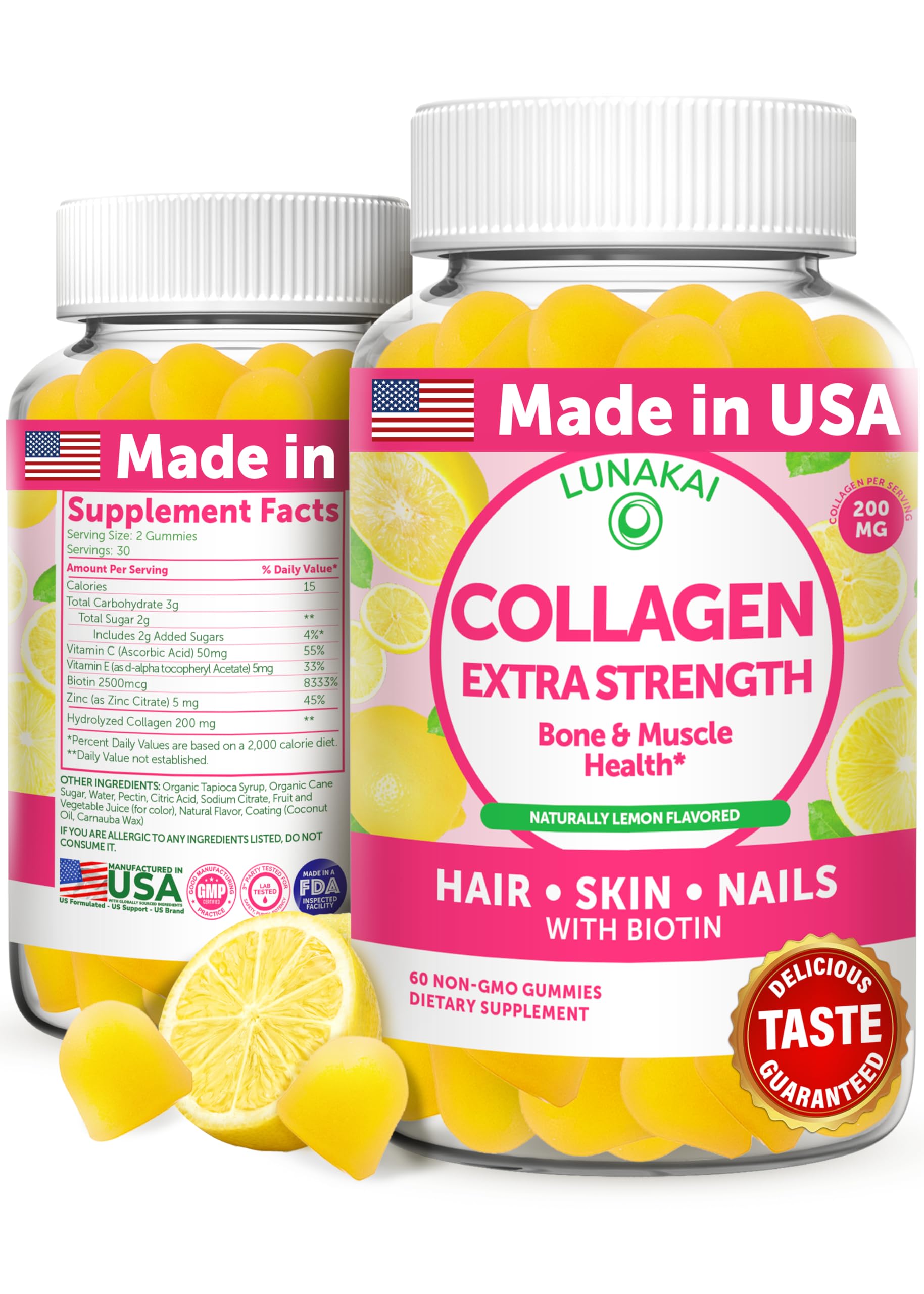Lunakai Collagen, 200 mg