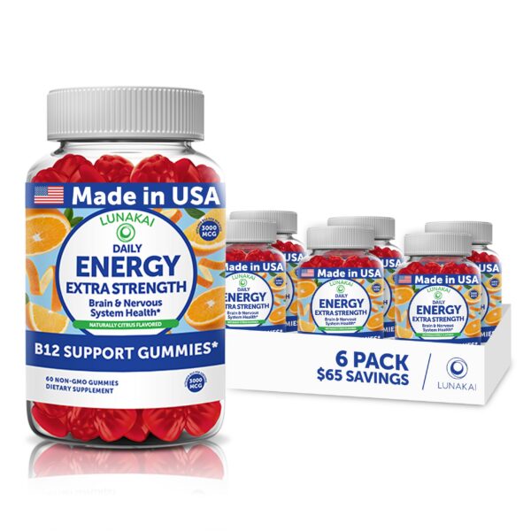 Frente de Lunakai Energy Gummies