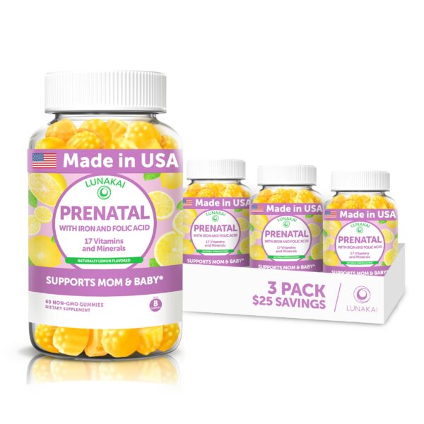 Gomitas Lunakai Prenatal – frente