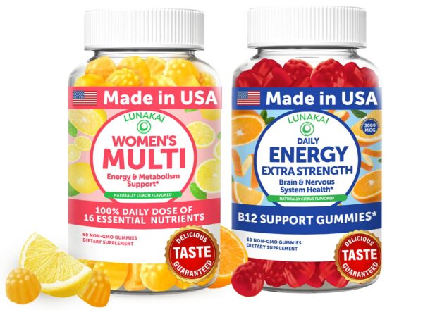 Gomitas Lunakai para mujeres – frasco frontal