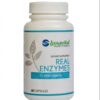 Frente del frasco Lunavital Real Enzymes 60 cápsulas