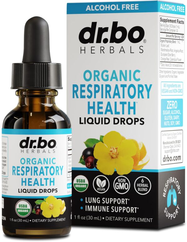 Lung Detox gotas orgánicas salud pulmonar y apoyo respiratorio 30 ml
