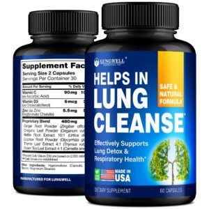 Lungwell suplemento para dejar de fumar 60 cápsulas