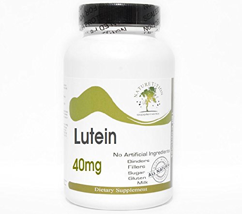 Naturetition Supplements Luteína 40 mg botella y cápsulas