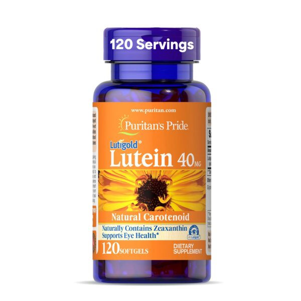 Luteína 40 mg con zeaxantina en cápsulas blandas Lutigold