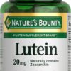 Nature's Bounty Lutein frente del envase