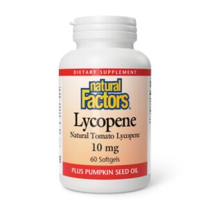Licopeno 10 mg softgels frasco