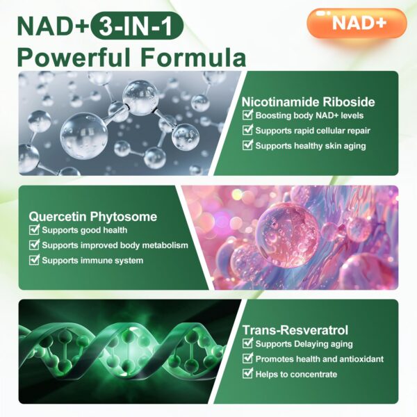 Etiqueta Lyndops NMN NR Resveratrol