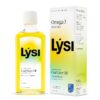 Etiqueta frontal de Lysi cod liver oil omega-3 limón