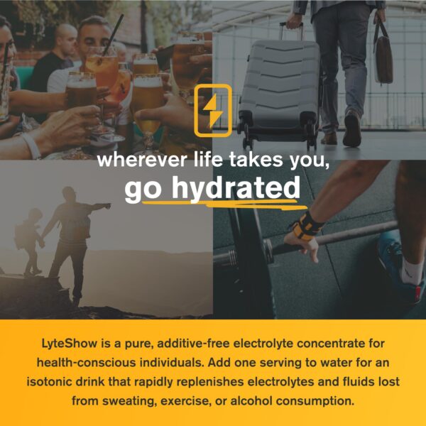 LyteShow caja y frasco