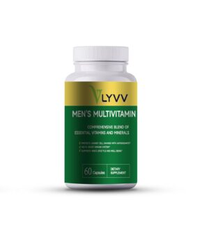 Lyvv multivitamínico para hombre botella frontal