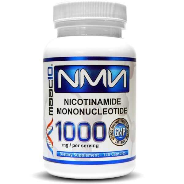 MAAC10 NMN frasco de 120 cápsulas NMN 1000 mg