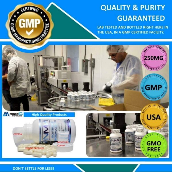 Version 1.0.0 MAAC10 NMN cápsulas vista lateral