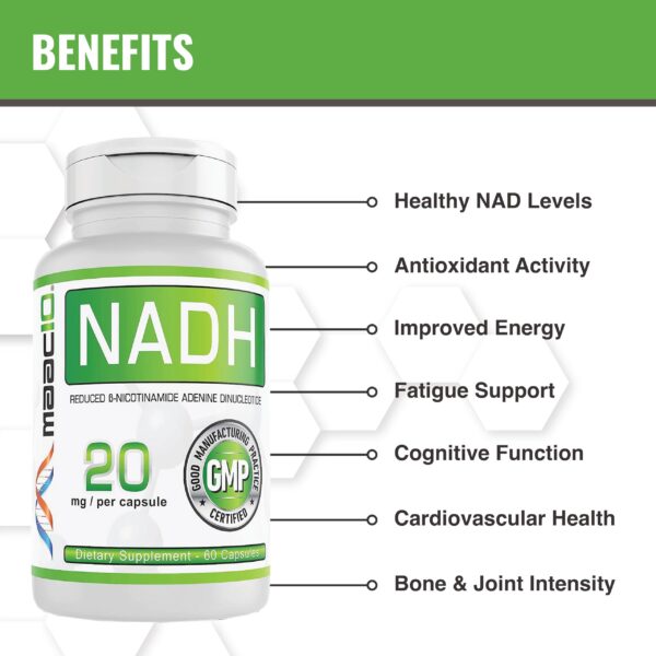 MAAC10 Suplemento de NADH en uso